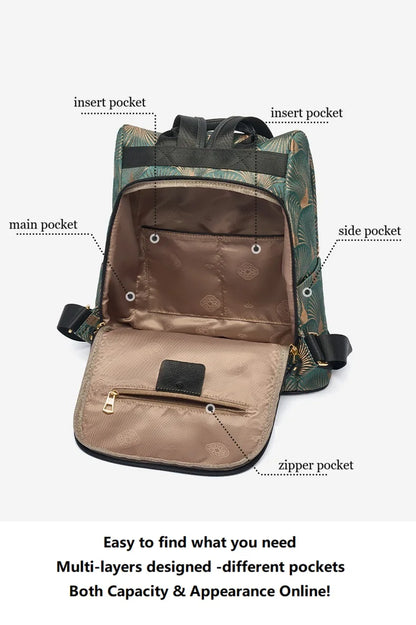 2026 New ZOOLER Handmade Cow Leather Backpack Luxury Large Capacity Backpack Chinese Style Backpack#JH936