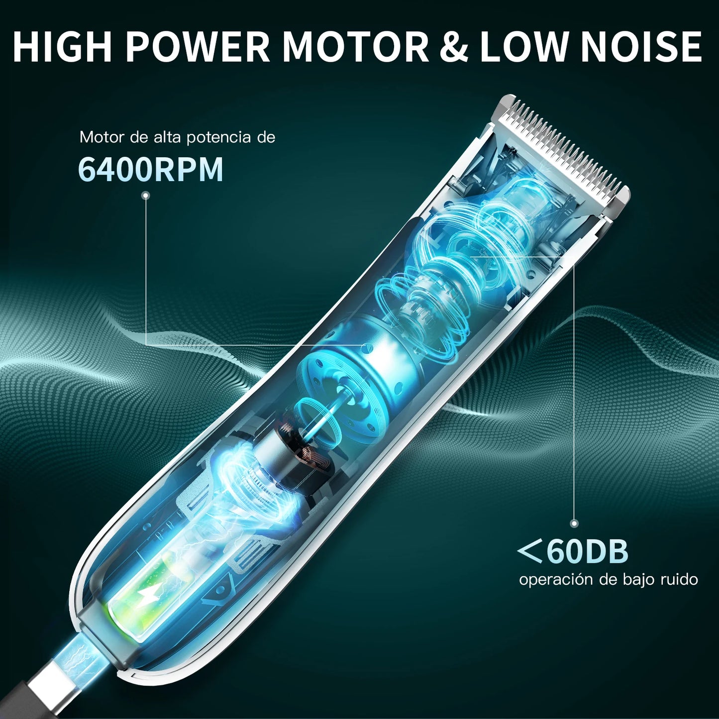KENSEN S10 Electric Body Hair Trimmer for Men and Women – Versatile Grooming Clipper for Balls, Bikini, Groin, and Beard Removal