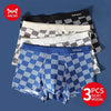 MiiOW Men's Modal Cotton Boxer Shorts — Antibacterial 3-Pack