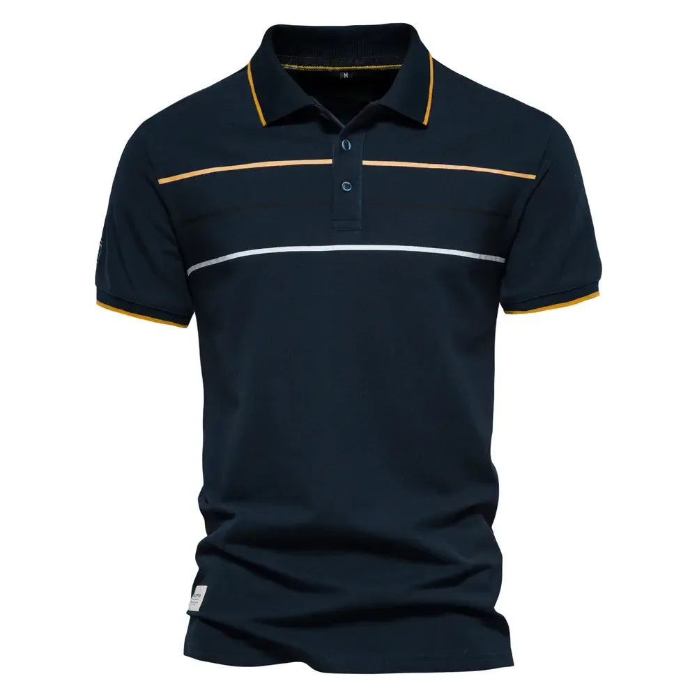 AIOPESON Men's Cotton Polo Shirts - ShopHub
