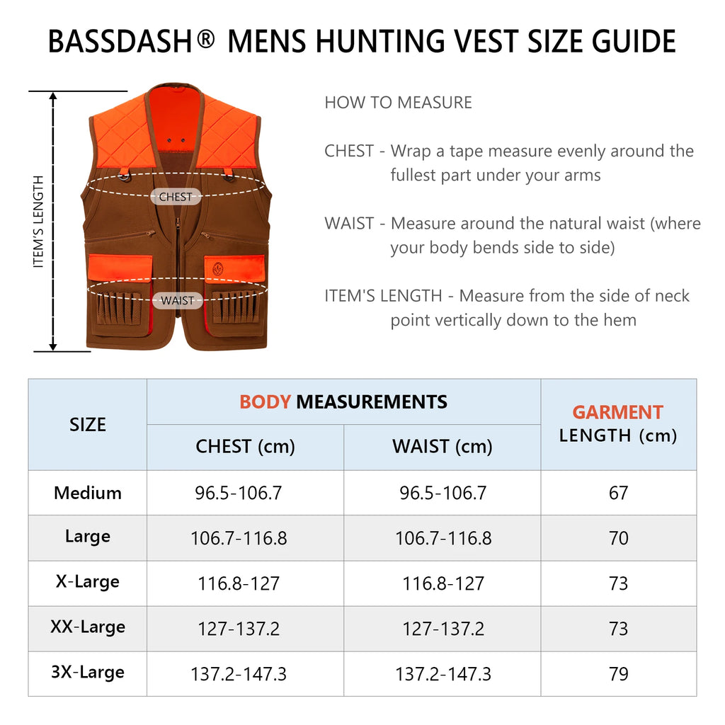 BASSDASH Unisex Hunting & Fishing Vest ShopHub