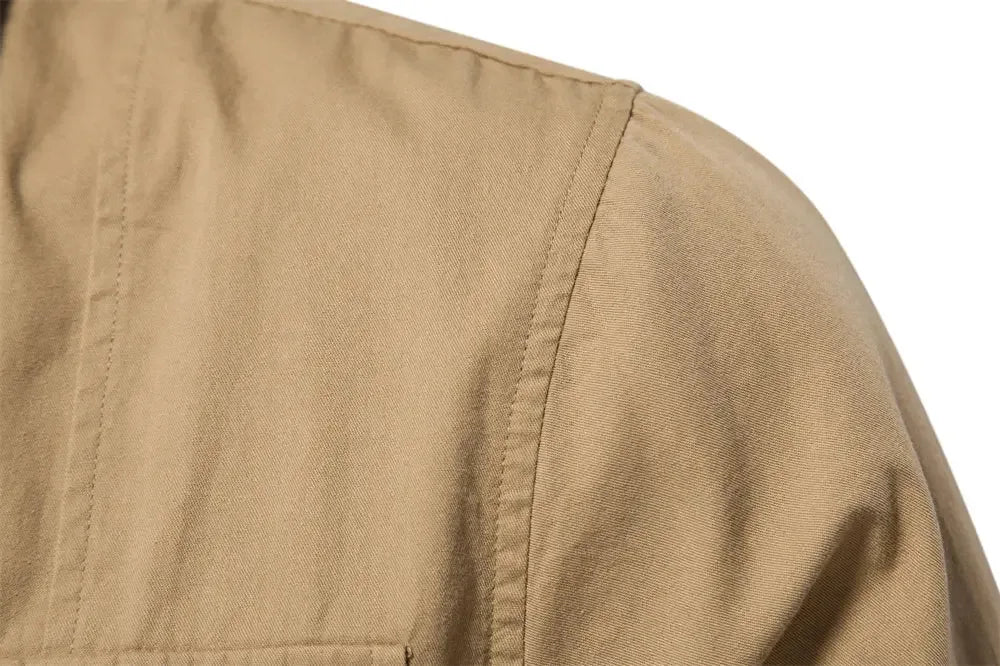 AIOPESON Military Style Pocket Shirts - ShopHub