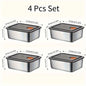 4pc Stainless Steel Food Storage Containers Set