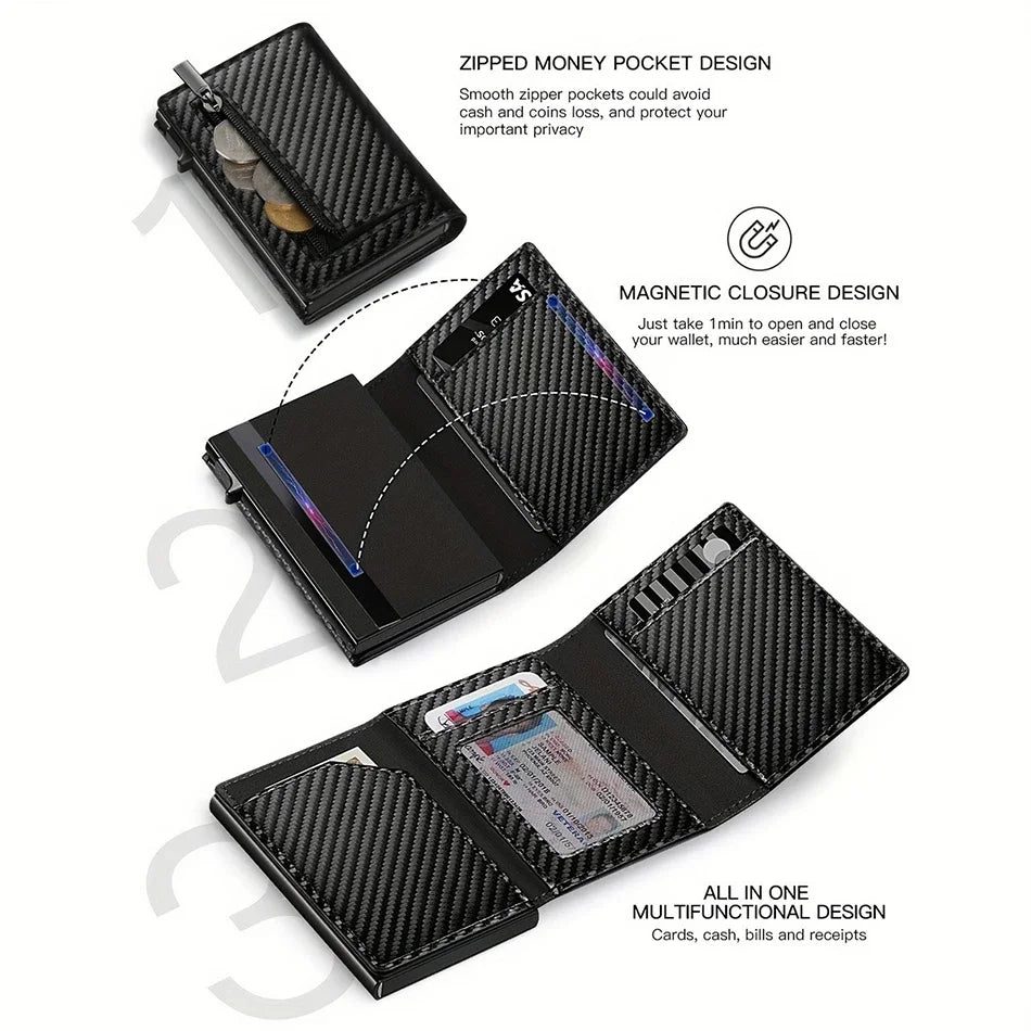C2406H2 Slim Card Wallet with AirTag Pocket
