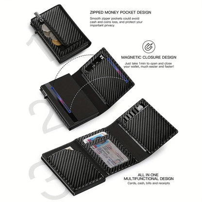C2406H2 Slim Card Wallet with AirTag Pocket