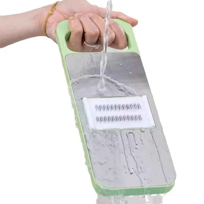 2025 NEW Multifunctional Kitchen Vegetable Cutter Household Hand Guard Shredder Stainless Steel Grater Potato Radish Grater Tool