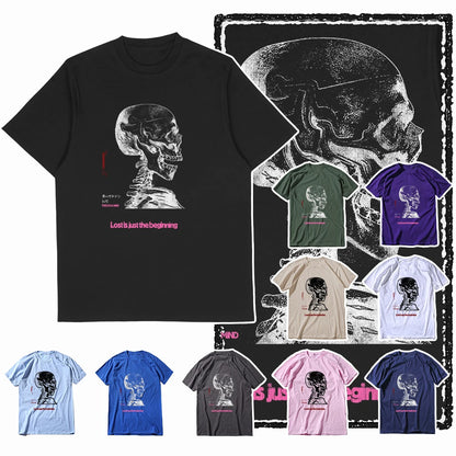 COOLMIND X0103 Skull Beginnings Graphic Tee
