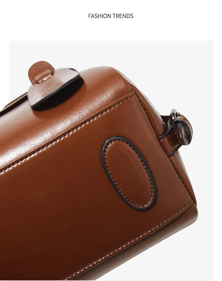 FOXER Split Leather Women's Handbag