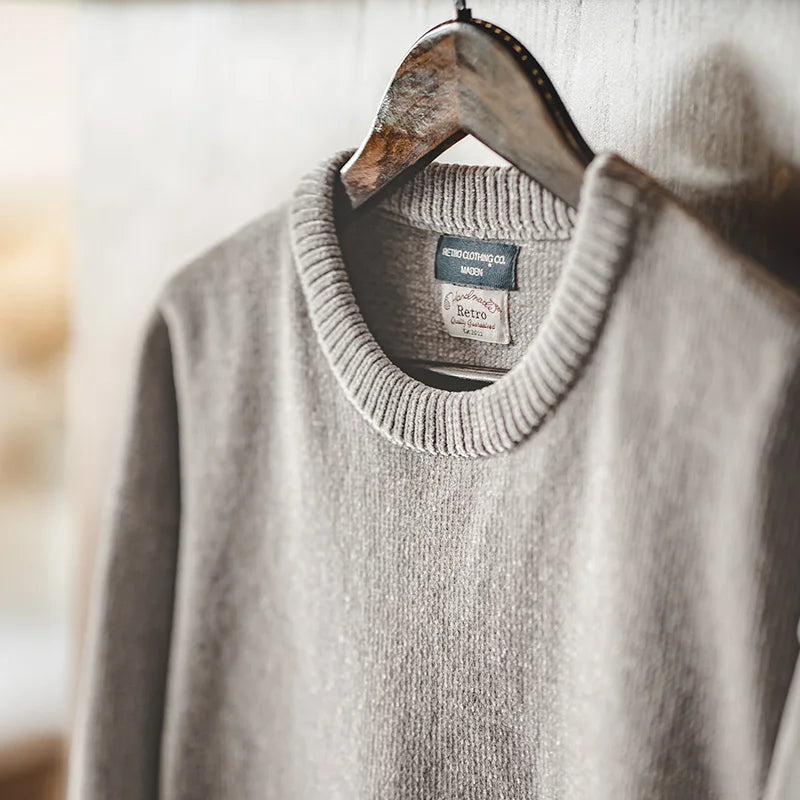 MADEN Chenille Crew-Neck Sweater | Three Colours