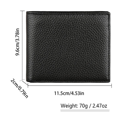 Rfid Men's Genuine Leather Wallet