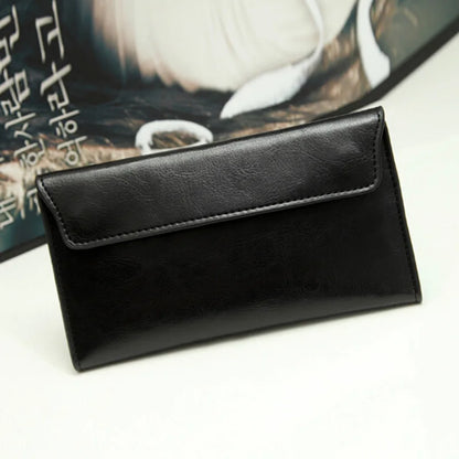 DIENQI W1606A1 Cow Leather Long Wallet
