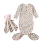 Kids Tales Little Nest Cotton-Blend Knotted Baby Gown