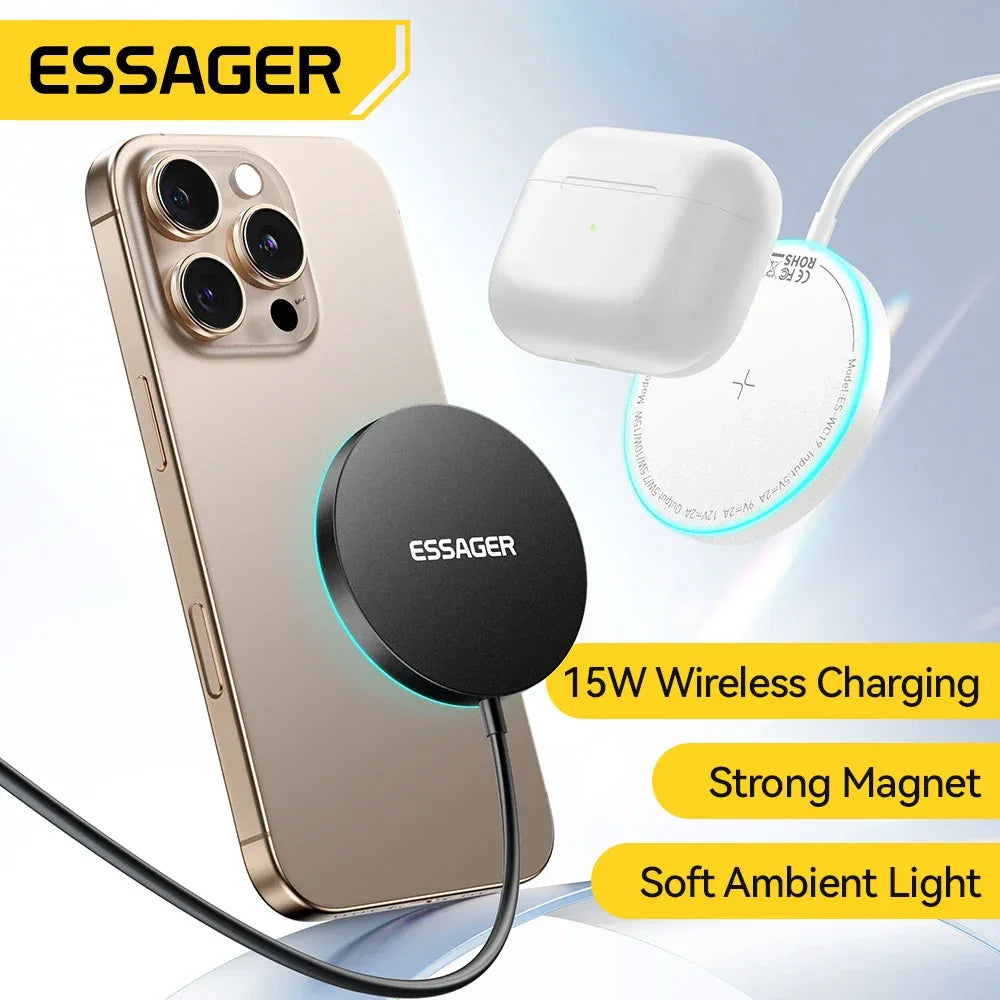 Essager 15W Magnetic Wireless Charger - ShopHub