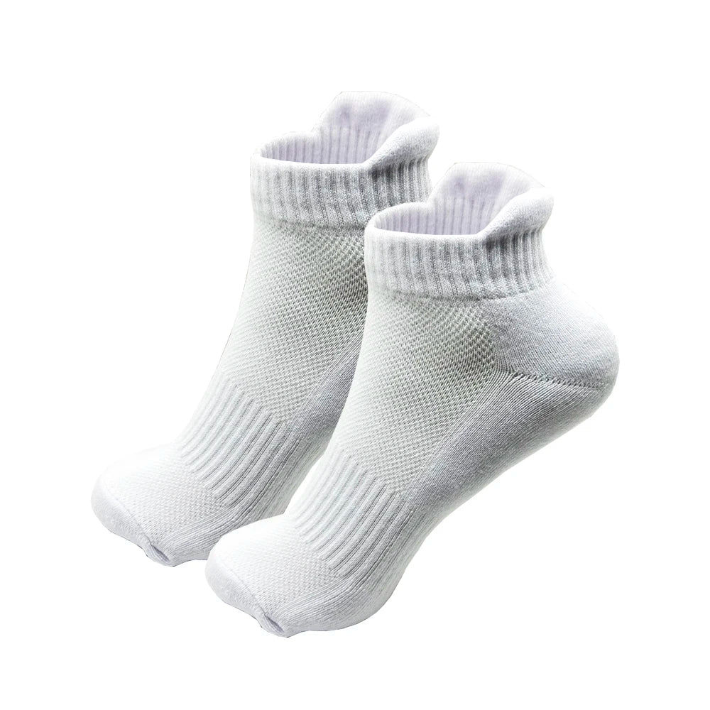 2/4 Pairs Cushioned Cotton Ankle Socks – Men & Women Low-Cut Athletic Sports Socks Habicare