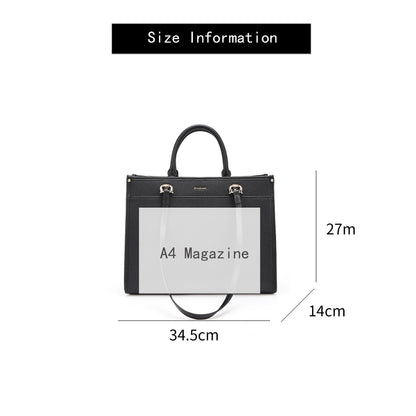 FOXER Luxury Large Capacity Tote Bag for Women