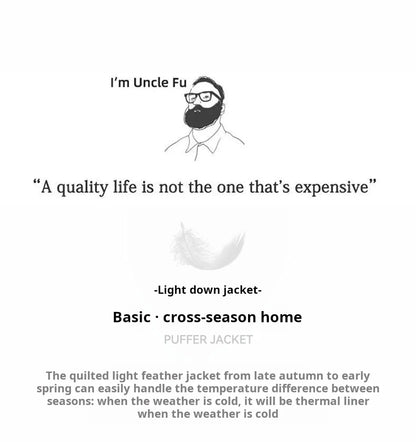 Maden Winter Men's Hooded Down Jacket