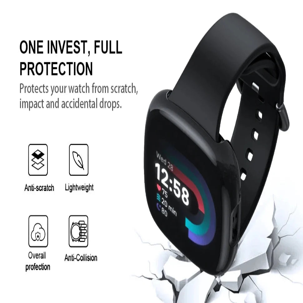 Protective Case - Fitbit Versa 4 Watch (9 colours available) Habicare