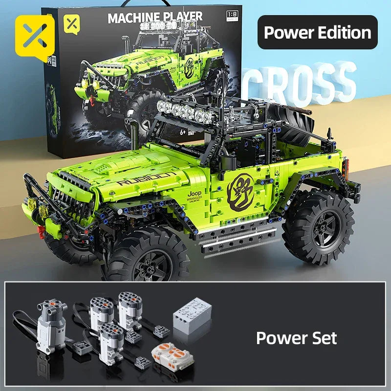 TOYLINX 1:8 Scale Heavy-Duty Off-Road Vehicle Building Blocks - ShopHub