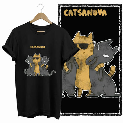 COOLMIND Cat Lover Graphic Cotton T-Shirt | Women's Relaxed Fit