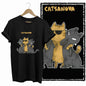 COOLMIND Cat Lover Graphic Cotton T-Shirt | Women's Relaxed Fit
