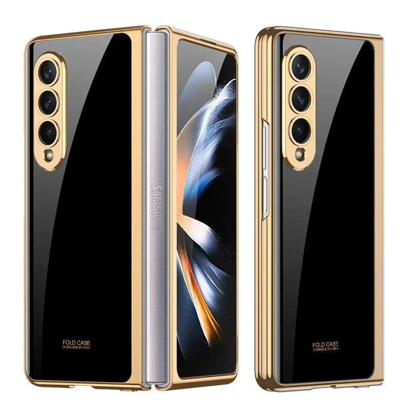 GKK Luxury Plating Frame Case for Galaxy Z Fold 3,4 & 5 - ShopHub