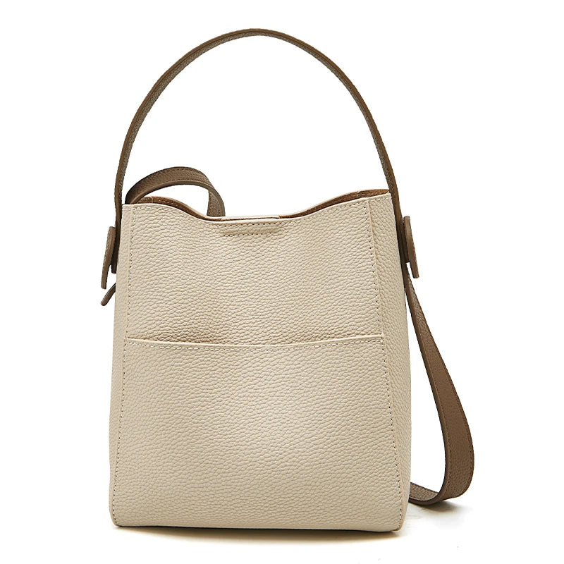 FOXER Split Leather Crossbody Shoulder Bag