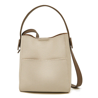 FOXER Split Leather Crossbody Shoulder Bag