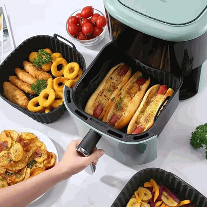 Silicone Air Fryer Square Molds