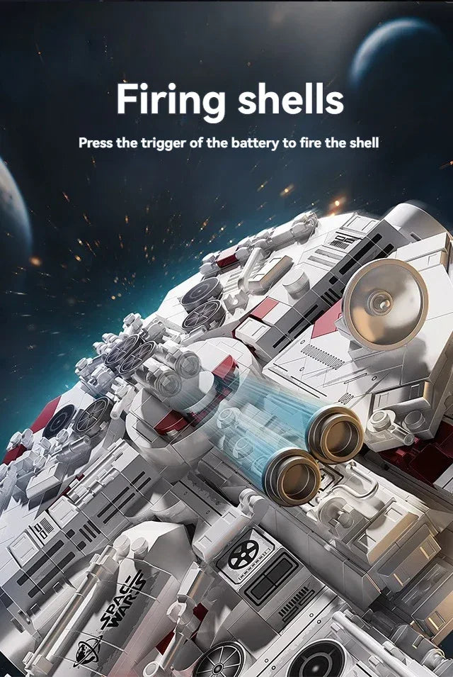 TOYLINX Millennium Falcon Building Blocks Kit! - ShopHub