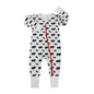 Kids Tales Little Daydream Cotton-Blend Double-Zip Romper