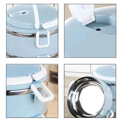 Stainless Steel Bento Box - Large Capacity Multi-Layer Food Container | Portable Lunch Box for Home & Office