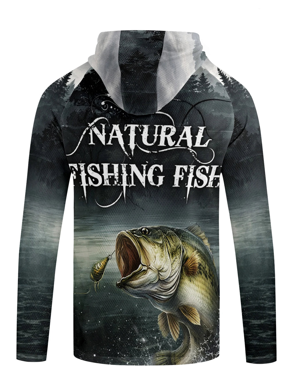 Men’s Long Sleeve Fishing Hoodie ShopHub
