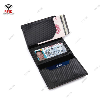 Rfid Carbon Fibe Airtag Wallets