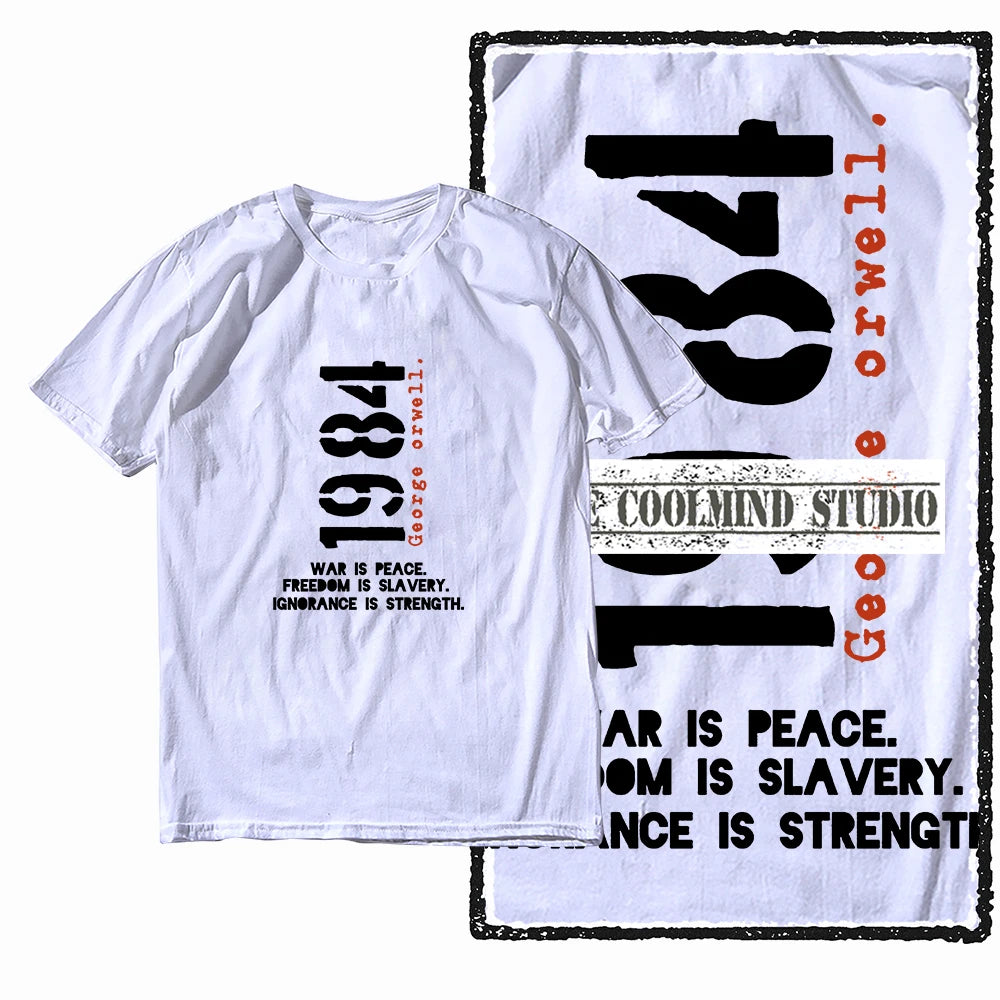 COOLMIND X0014 1984 Vintage Graphic Cotton Tee