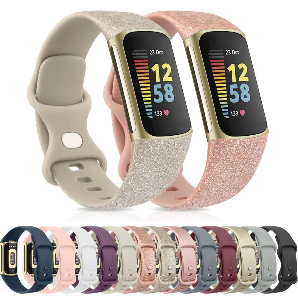 Silicone Sport Strap for the Fitbit Charge 5 Series (25 colours available) Habicare