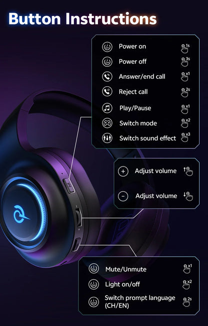 QCY Heroad V200 Gaming Headset