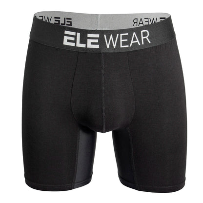 Men's Bamboo Boxer Briefs for Men - Long Sports Underwear, Moisture-Wicking