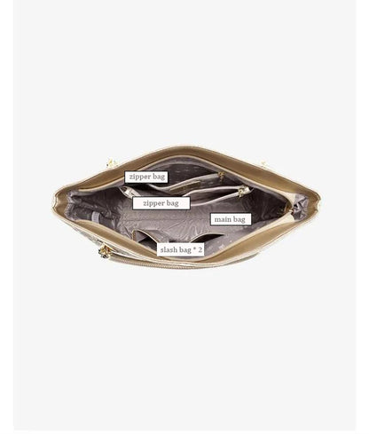 FOXER Elegant Split Leather Handbag