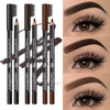Ultra-fine Wooden Eyebrow Pencils with Brush