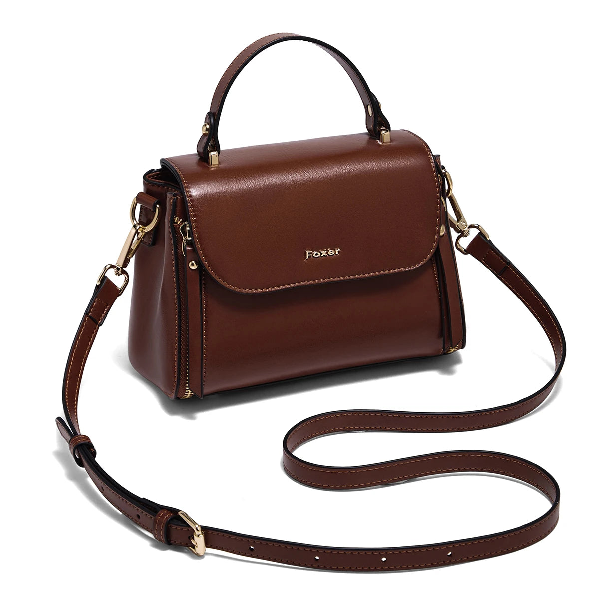 FOXER Brand Retro Women's Handbag