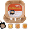 Disposable Square Air Fryer Molds, 20cm & 23cm