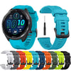 Sports Silicone Strap for the Garmin Forerunner Series - 22mm (10 different colours available)
