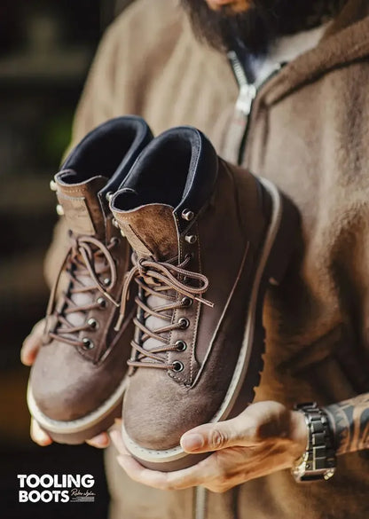 Maden Splice Suede Work Boots
