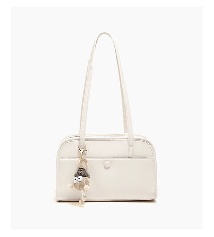 FOXER Female Shoulder Bag PU Leather Cross Body Bag 2026 New Fashion Messenger Bag Large Capacity Commute Daliy