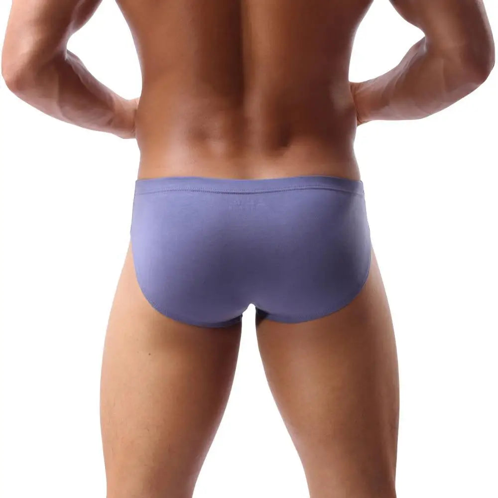 BRAVE PERSON Sexy Men's Briefs Cotton Underwear U Convex Pouch Low Waist