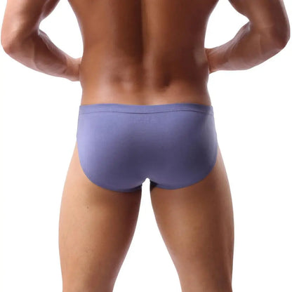 BRAVE PERSON Sexy Men's Briefs Cotton Underwear U Convex Pouch Low Waist