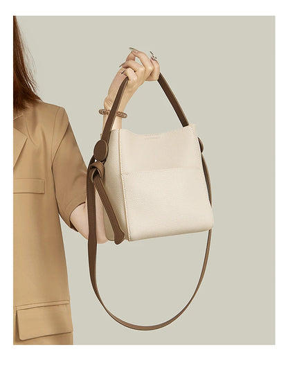 FOXER Split Leather Crossbody Shoulder Bag