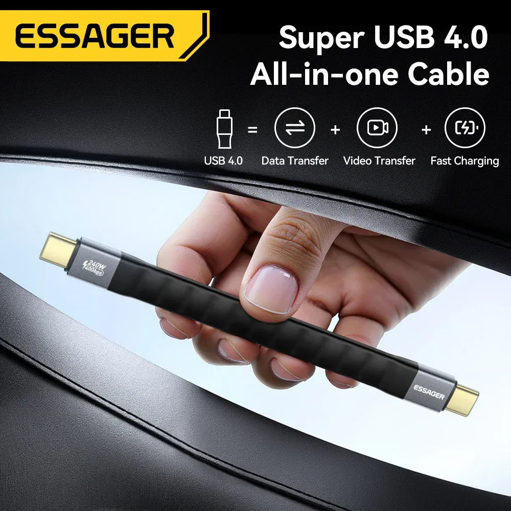 Essager USB 4.0 Type-C Cable - ShopHub