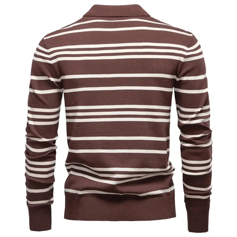 AIOPESON Colour Block Polos - ShopHub