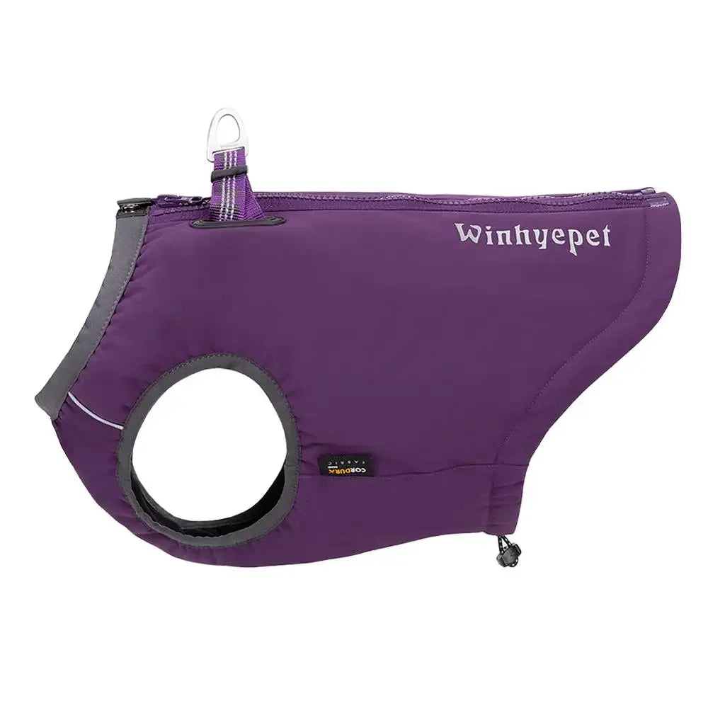 TRUELOVE High-Performance Foul Weather Jacket Dog Harness Vest Combination High-grade Nylon 66 Waterproof Keep Pet Warm YG1871